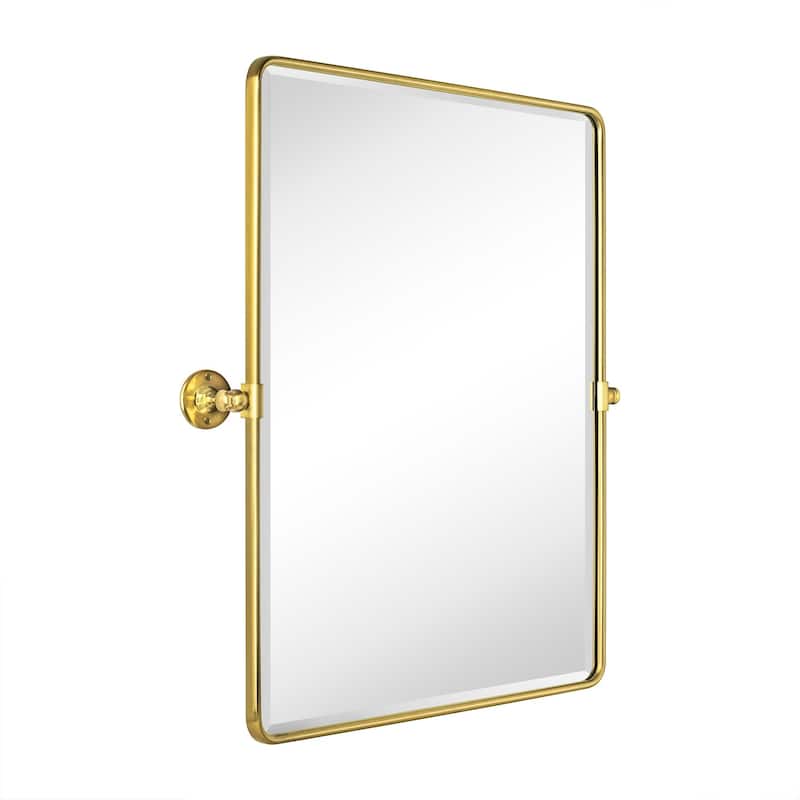 TEHOME Woodvale Rectangle Vertical Metal Wall Mirrors