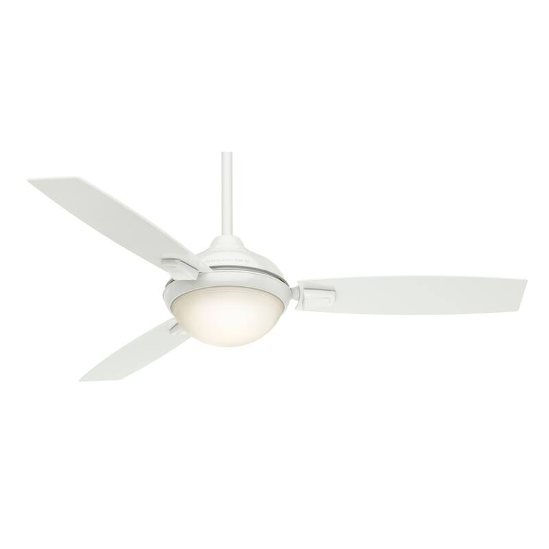 Casablanca 54" Verse Outdoor Ceiling Fan with LED Light Kit and Handheld Remote - DAMP RATED!