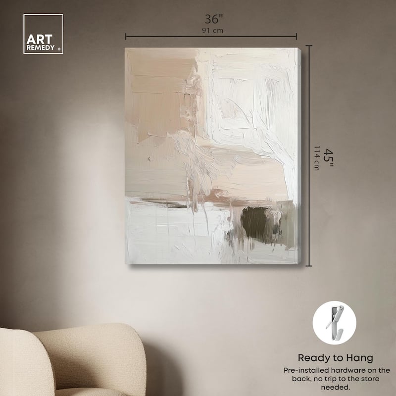 Gentle Strokes of Nature I Canvas by Art Remedy, Gallery Wrapped