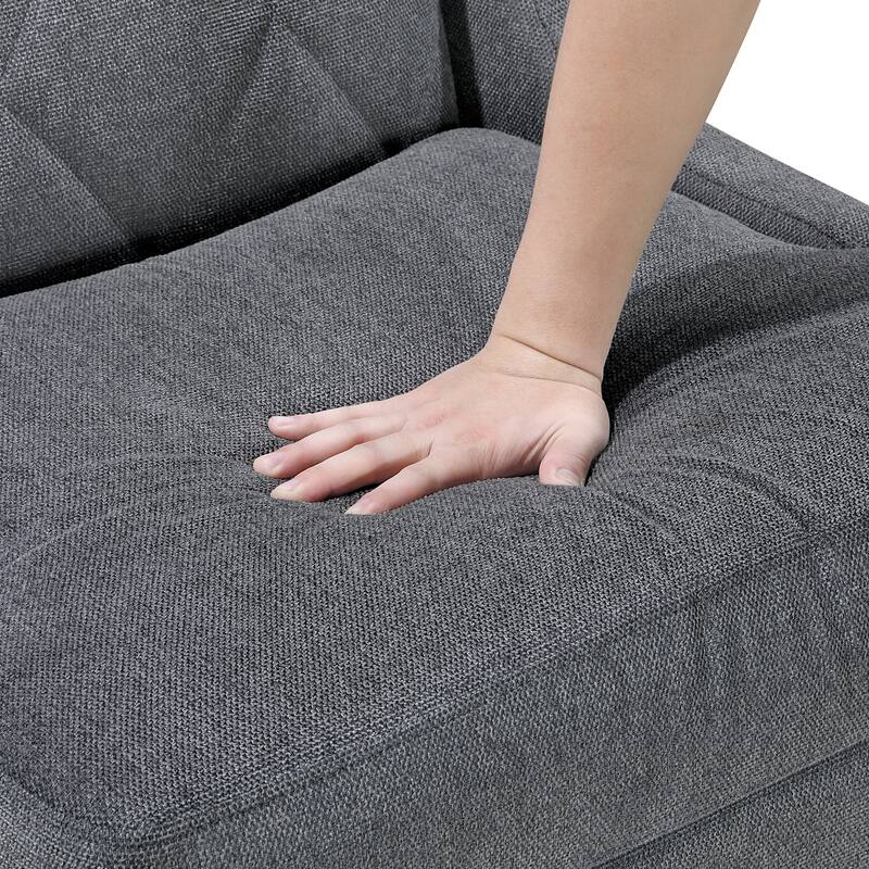 Margo 28" Chenille Accent Chair - Brushed Gold Finish Metal Legs