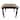 SmartBuy Set of 36" Squared Turned Leg Table and 2 Windsor Side Chairs