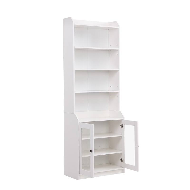 78" Tall Kitchen Pantry,Kitchen Cabinet with Doors and Adjustable Shelves,Storage Cabinet for Kitchen