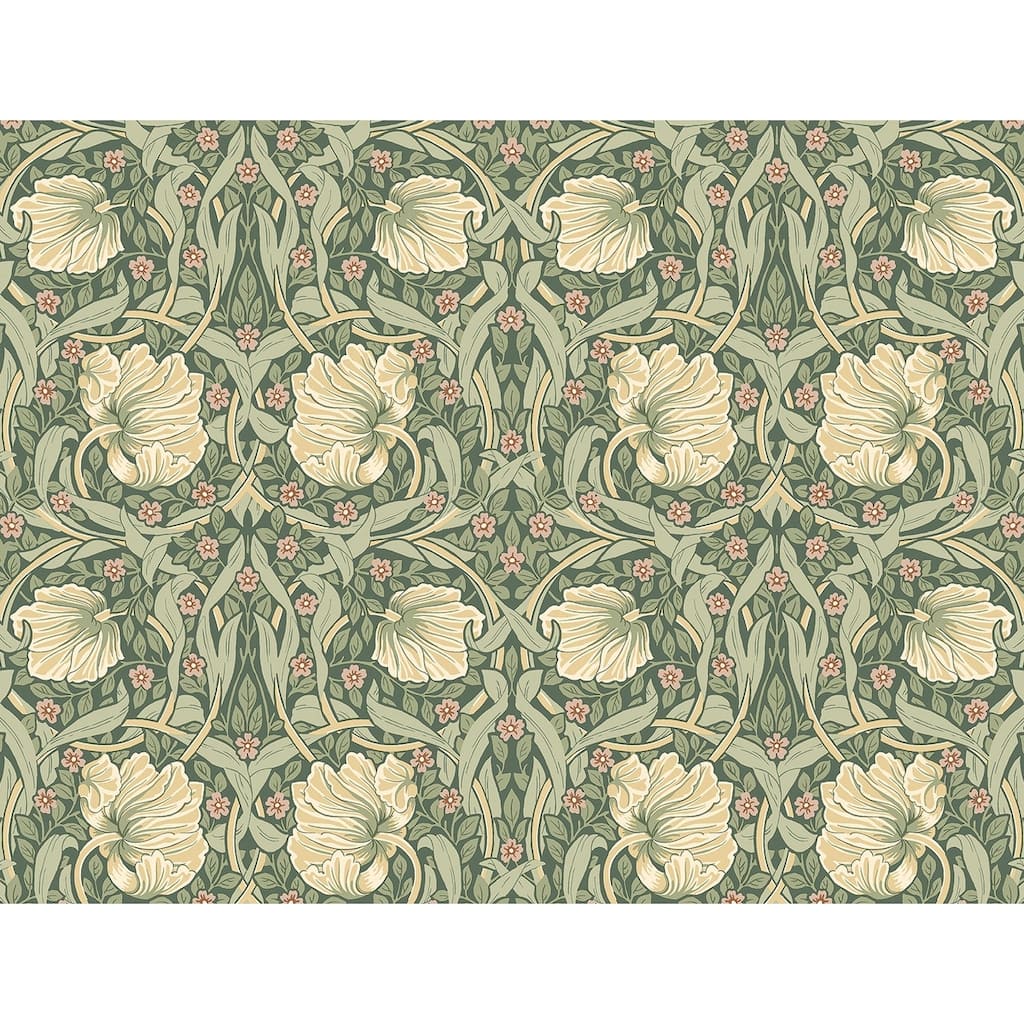 NextWall Pimpernel Floral Peel and Stick Wallpaper
