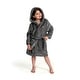 preview thumbnail 5 of 18, Sweet Kids 100% Polyester SUPER PLUSH Double Brushed Hooded Bathrobe - CHEETAH CROWN