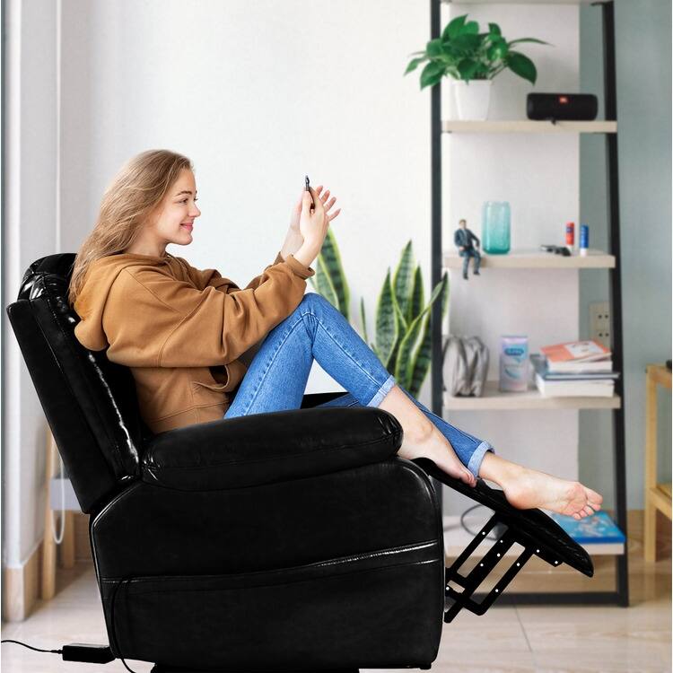 Electric Power Lift Recliner Chair Sofa, Remote Controlled Power Lift Chair, Comfortable Power Lift Recliners for Elderly