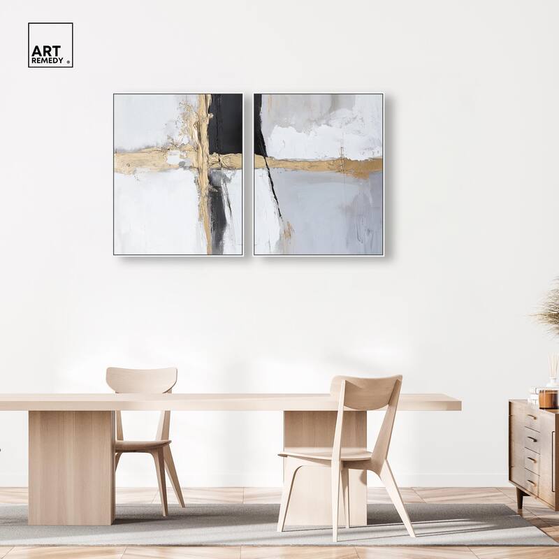 Cracks of Creation IV Canvas Set of 2 by Art Remedy