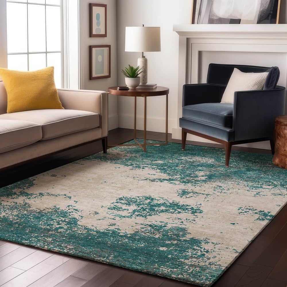 Premium Washable Super Soft Abstract Solid Mayfield Rug