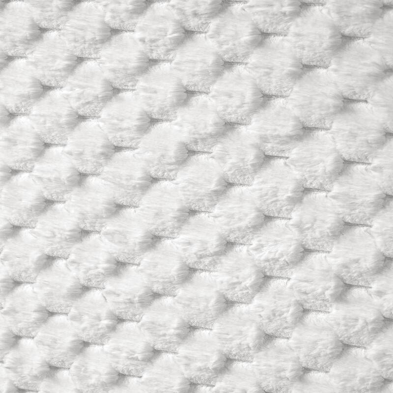 White Plush Soft King Bed with Comfortable Backrest and Stable Structure