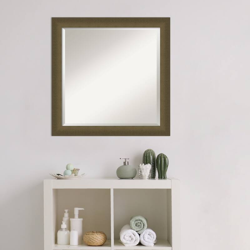 Blaine Narrow Beveled Framed Bathroom Vanity Wall Mirror