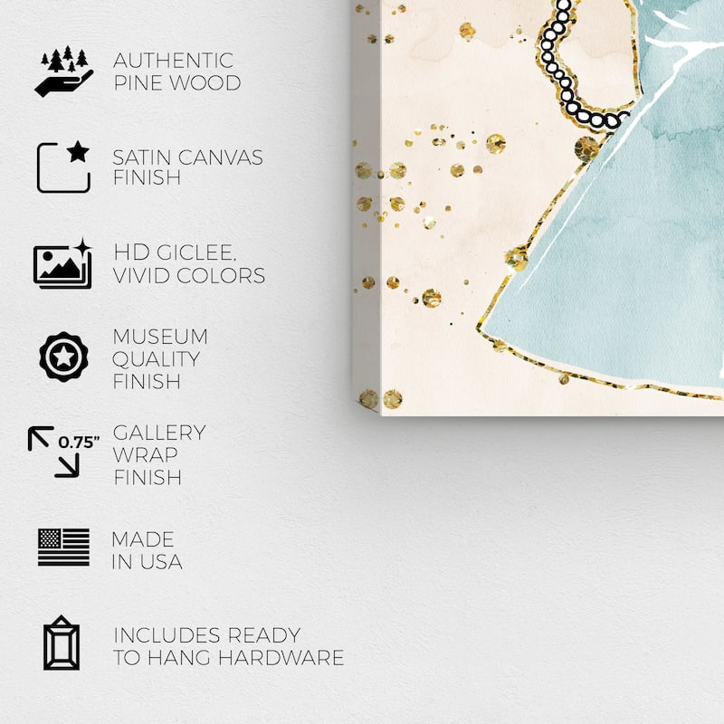 Wynwood Studio Canvas Fashion and Glam Mini Boss Beige Brown and Light Brown Glam Wall Art Canvas Print