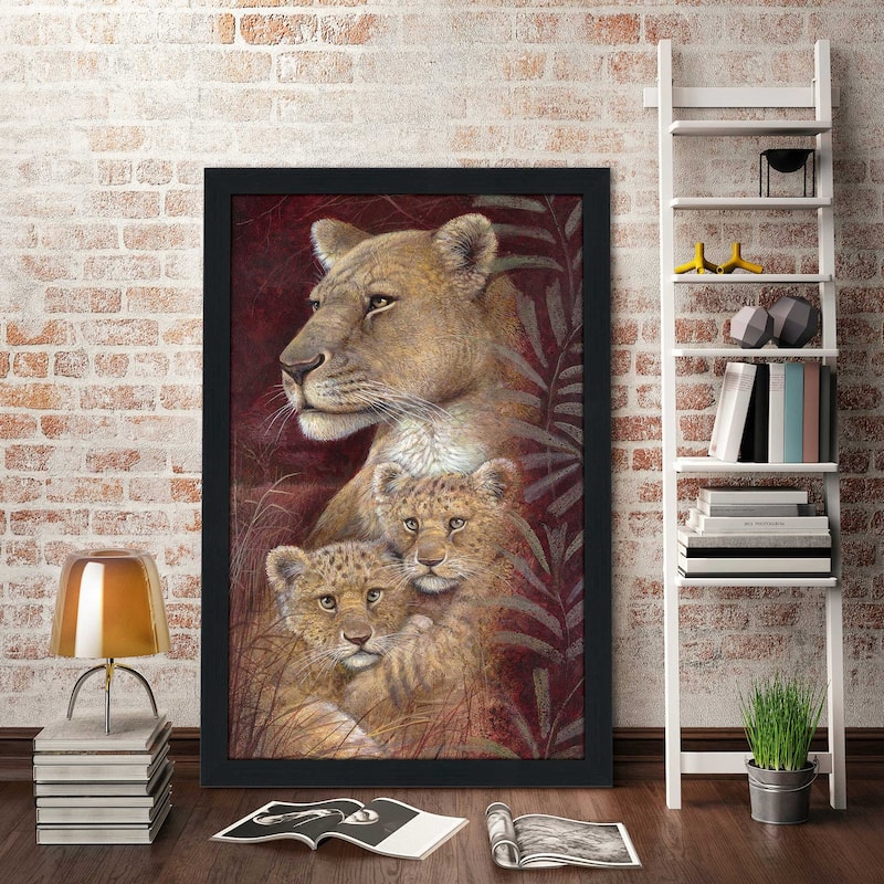 "Serengeti Twins" by Ruane Manning Print on Acrylic