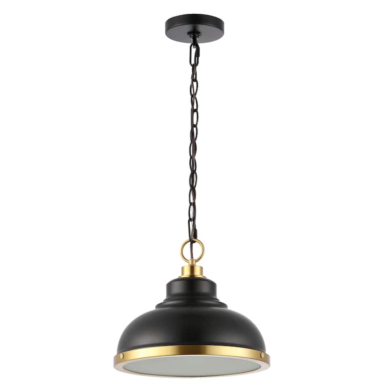 SAFAVIEH Selveta 12-inch Pendant Light - 12 In. W x 12 In. D x 14-73 In. H - Oil Rubbed Bronze - 12Wx12Dx73H