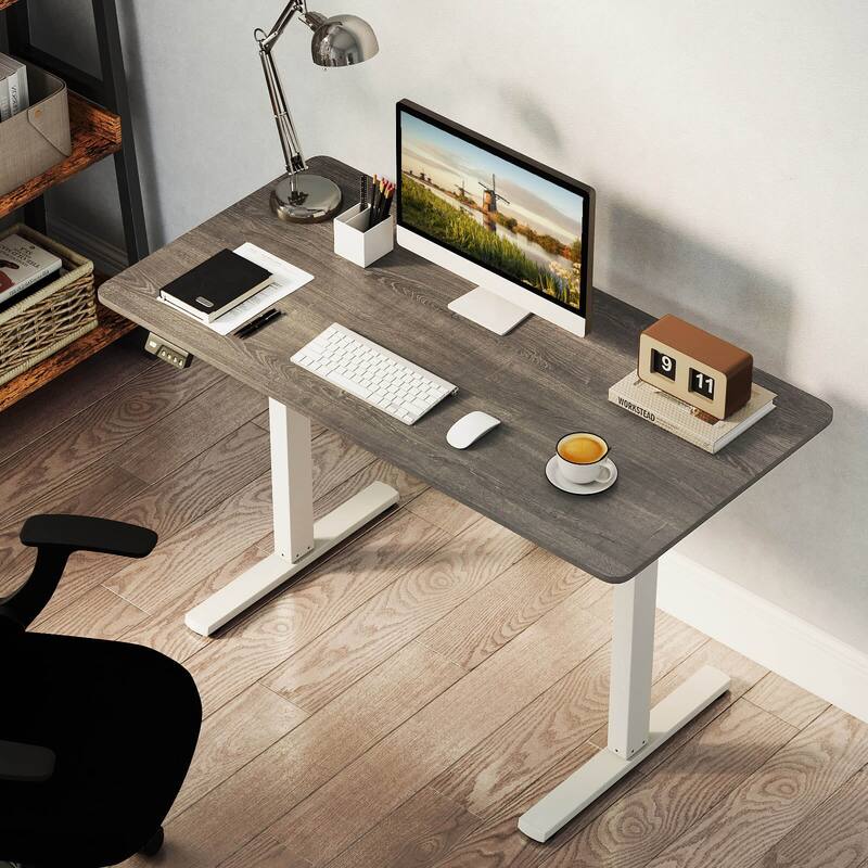 Costway 48” x 24” Electric Standing Desk with LED Display 2 Memory