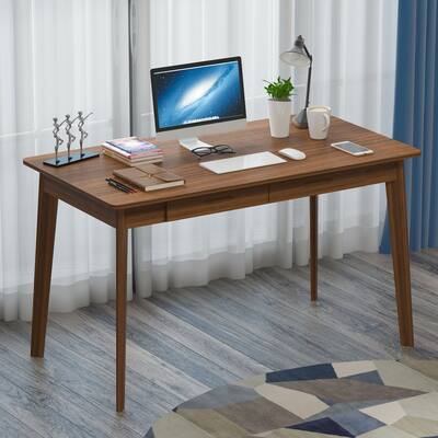 Computer Writing Desk with 2-drawer for Home and Office