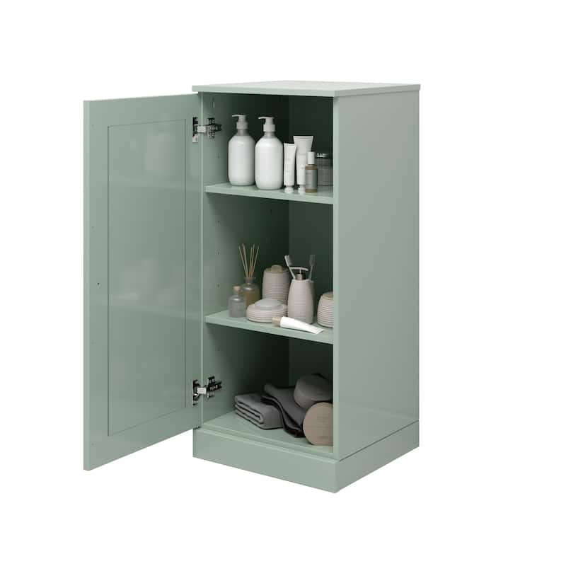 100% Solid Wood 16.5" Bathroom Cabinet with Optional Doors by Palace Imports