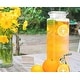 preview thumbnail 5 of 3, Tall Square Glass Drink Dispenser With Stainless Steel Spigot, 80 oz (2.36 Liters)