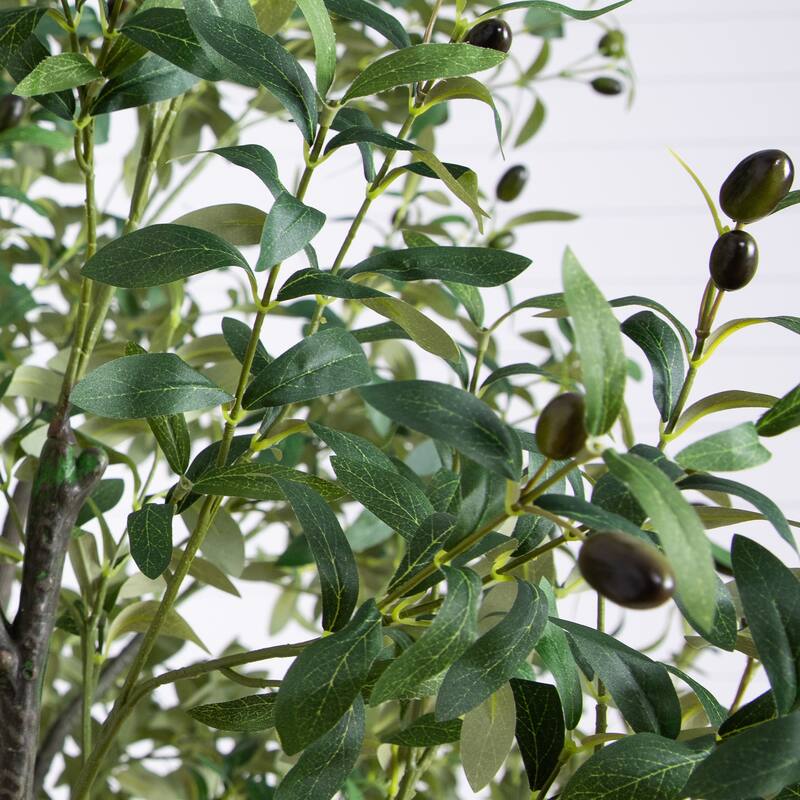 Potted Artificial Olive Tree - 12' - Green