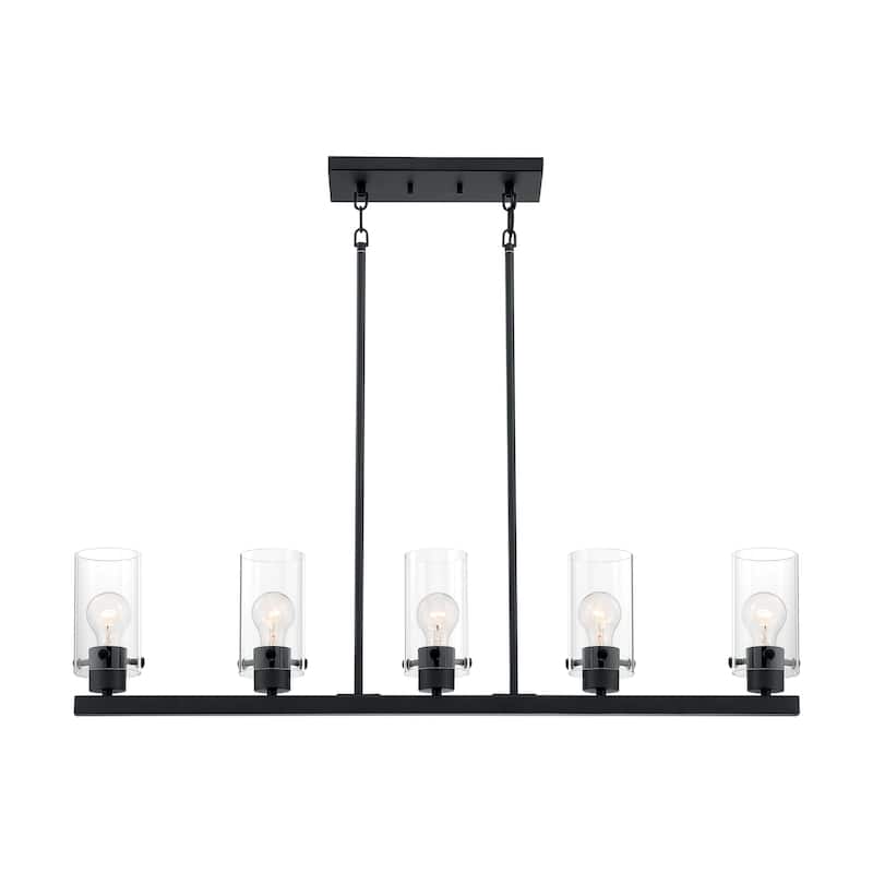 Nuvo Lighting Sommerset 5 Light 39" Wide Linear Chandelier