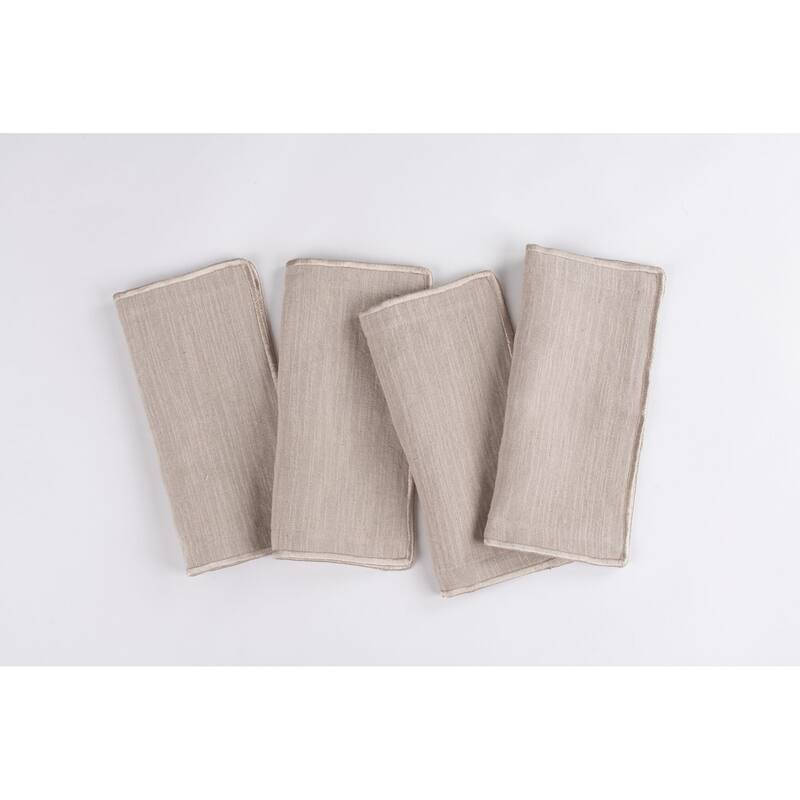 Haven, Linen Blend, Dinner Napkin Set (Set of 4)