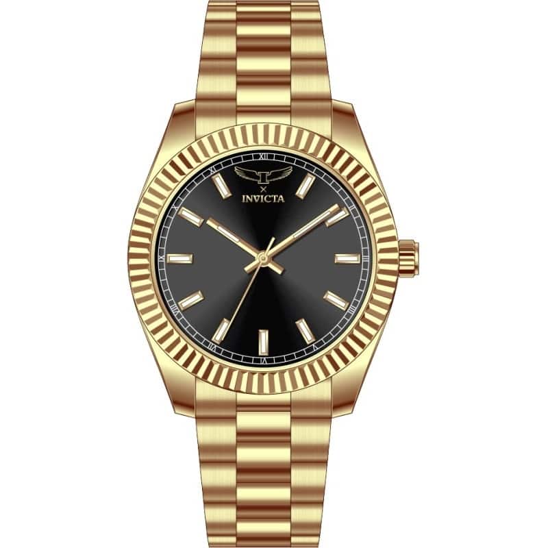 INVICTA Men's 69006 Specialty Quartz PC21S Copper Dial Watch - Black