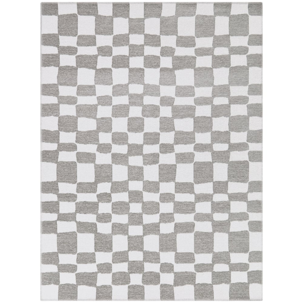 Straker Abstract Checkered Indoor/Outdoor Area Rug