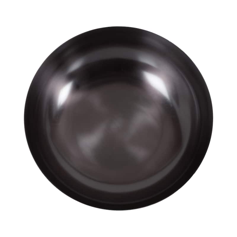 Kate and Laurel Rooks Ribbed Metal Bowl