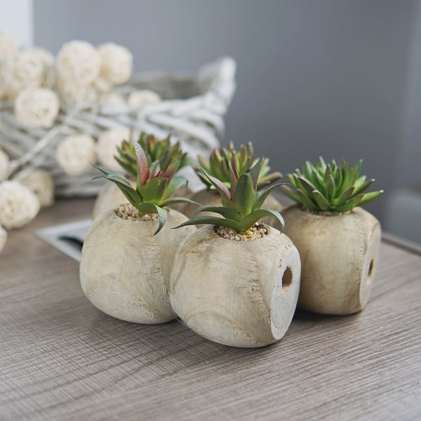 slide 2 of 4, 2 Pieces Green Plants Artificial Hanging for Bathroom Home Decor