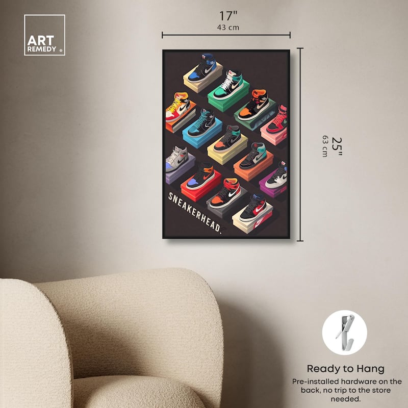 Sneaker Collection Dreams Canvas by Art Remedy