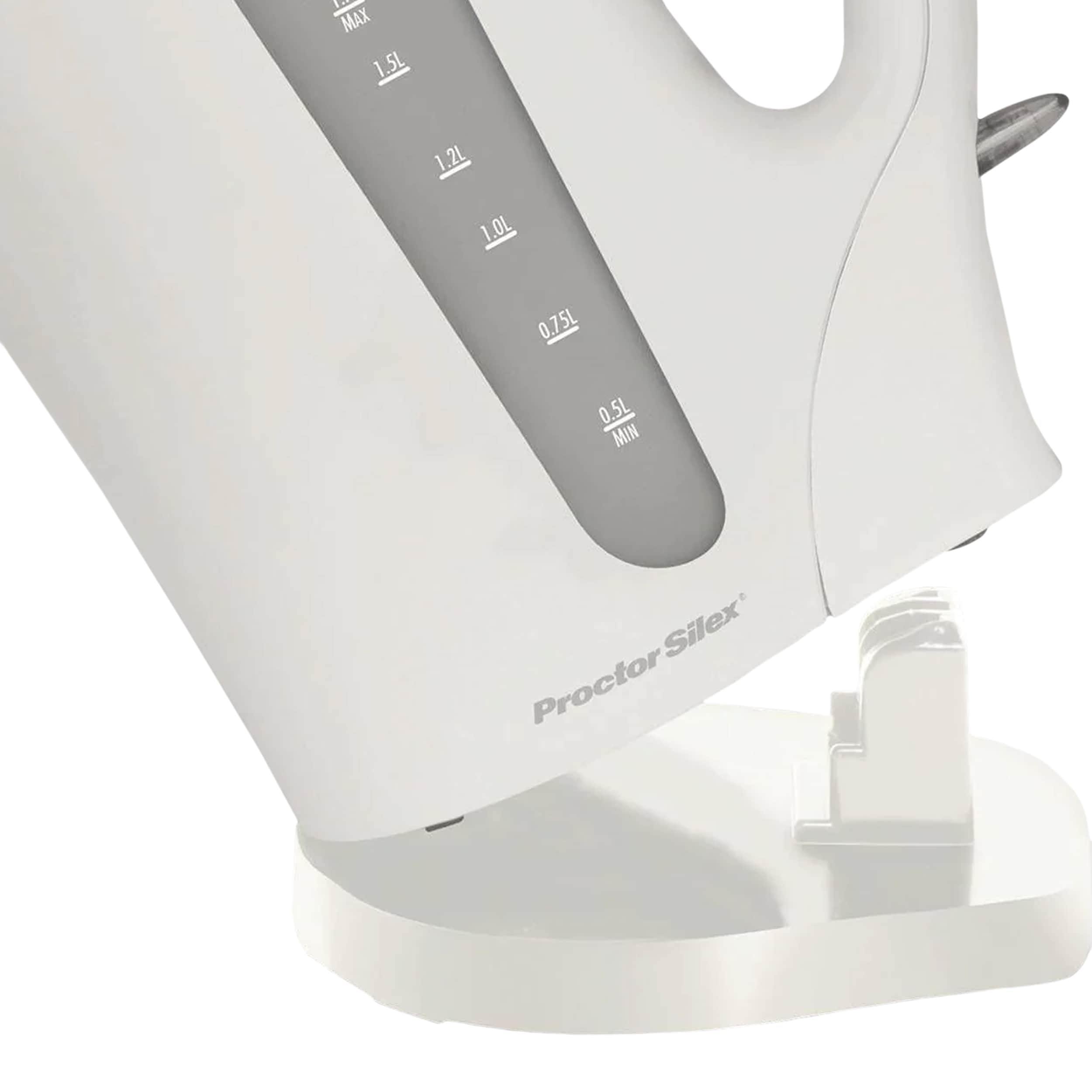 1.7 Liter Cordless Electric Kettle White