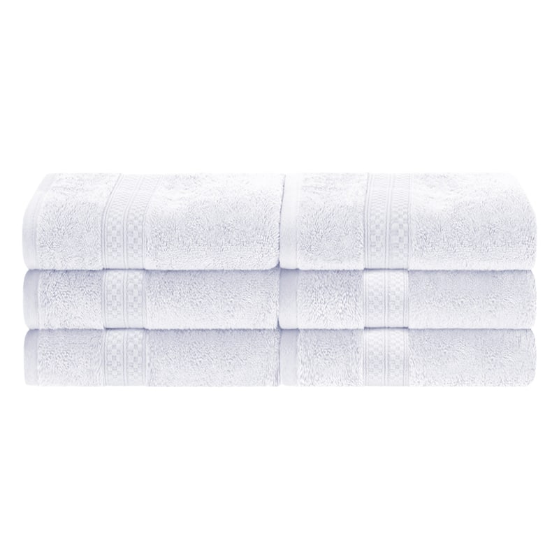 Superior Rayon from Bamboo and Cotton Hand Towel - (Set of 6)