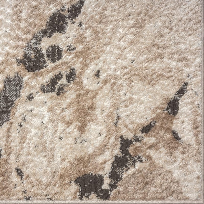 Luxe Weavers Modern Abstract Marble Swirl Area Rug, Indoor Carpet