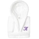 preview thumbnail 8 of 78, Sweet Kids 100% Polyester SUPER PLUSH Double Brushed Hooded Bathrobe with Purple Script Monogram K - Large