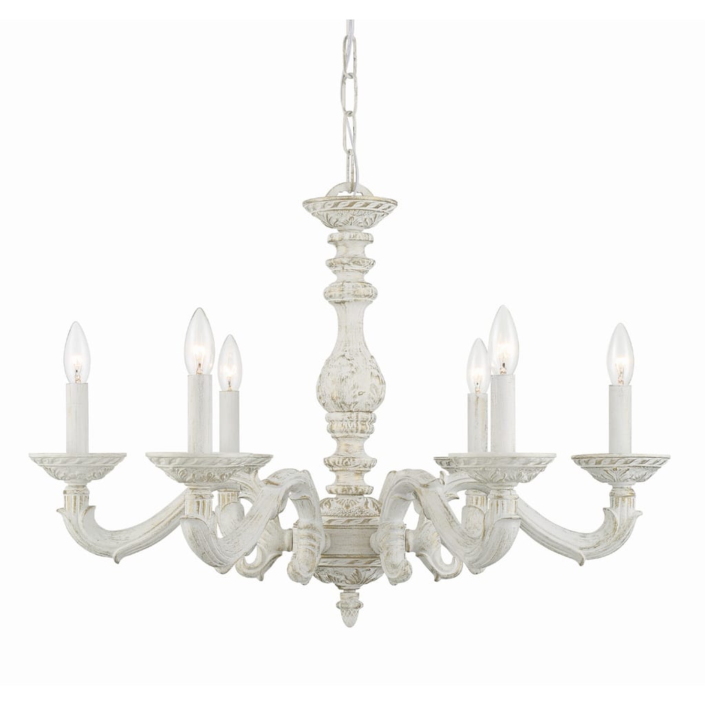 Crystorama Lighting Group Sutton 6 Light 28" Wide Chandelier