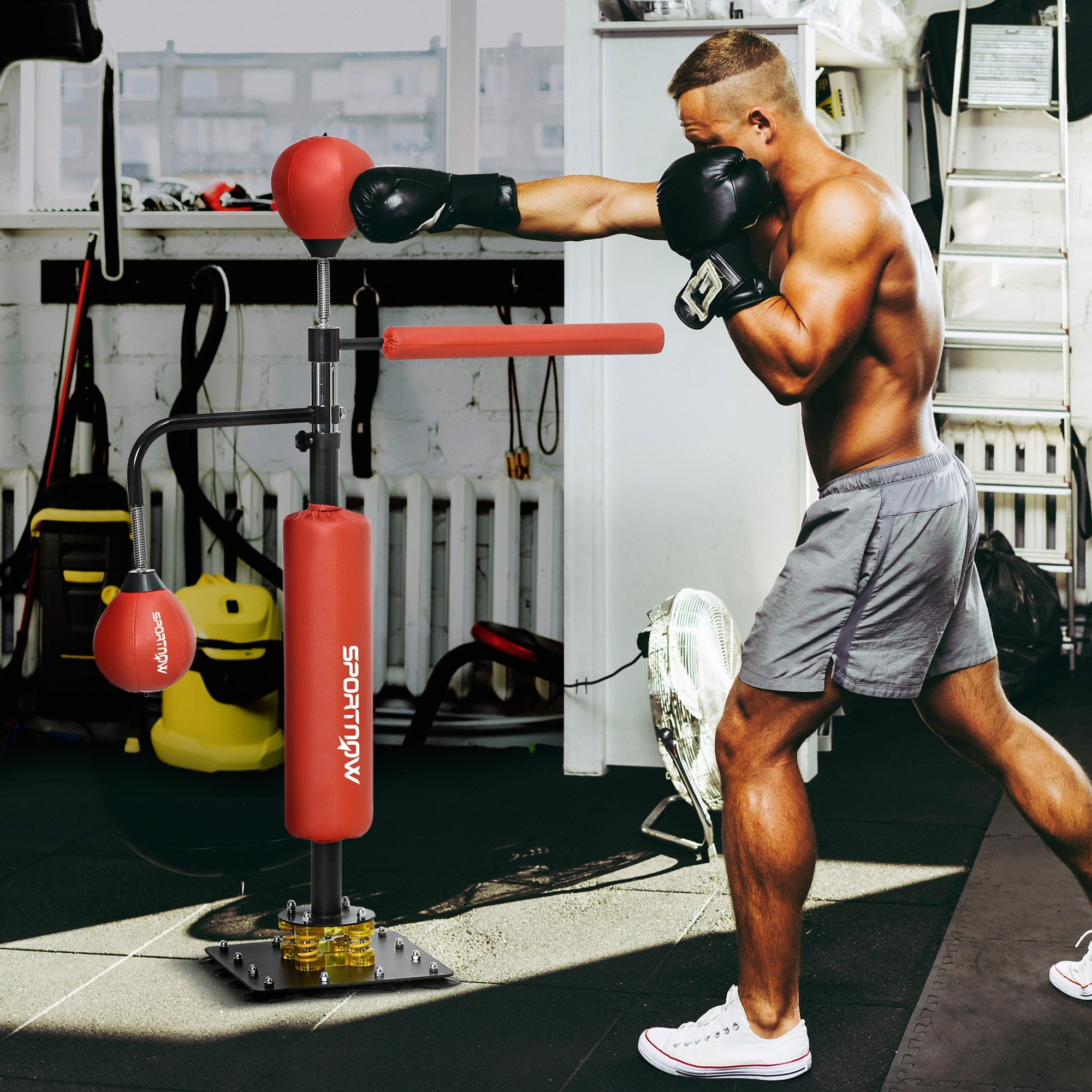 Zandzak wandhouder, 360 graden draaibare bokszakhouder muur, bokszak
