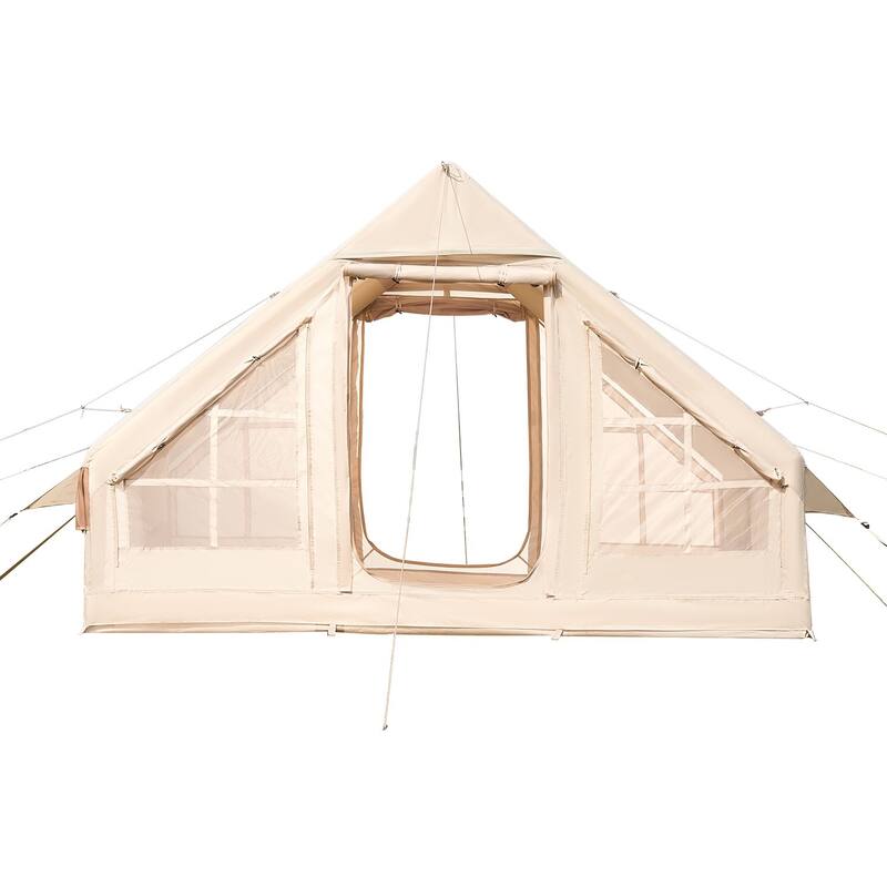 Inflatable Tent for Camping 4-6 Person Glamping Tent with Pump Easy Set up - Multi - 3-5 Person