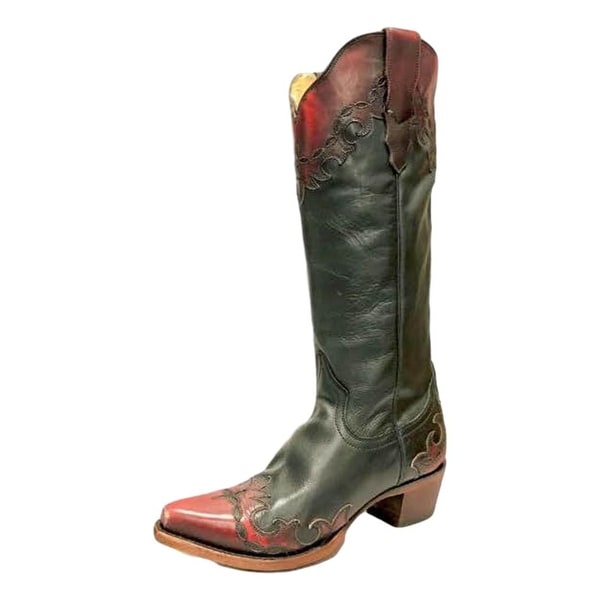 wine boots womens