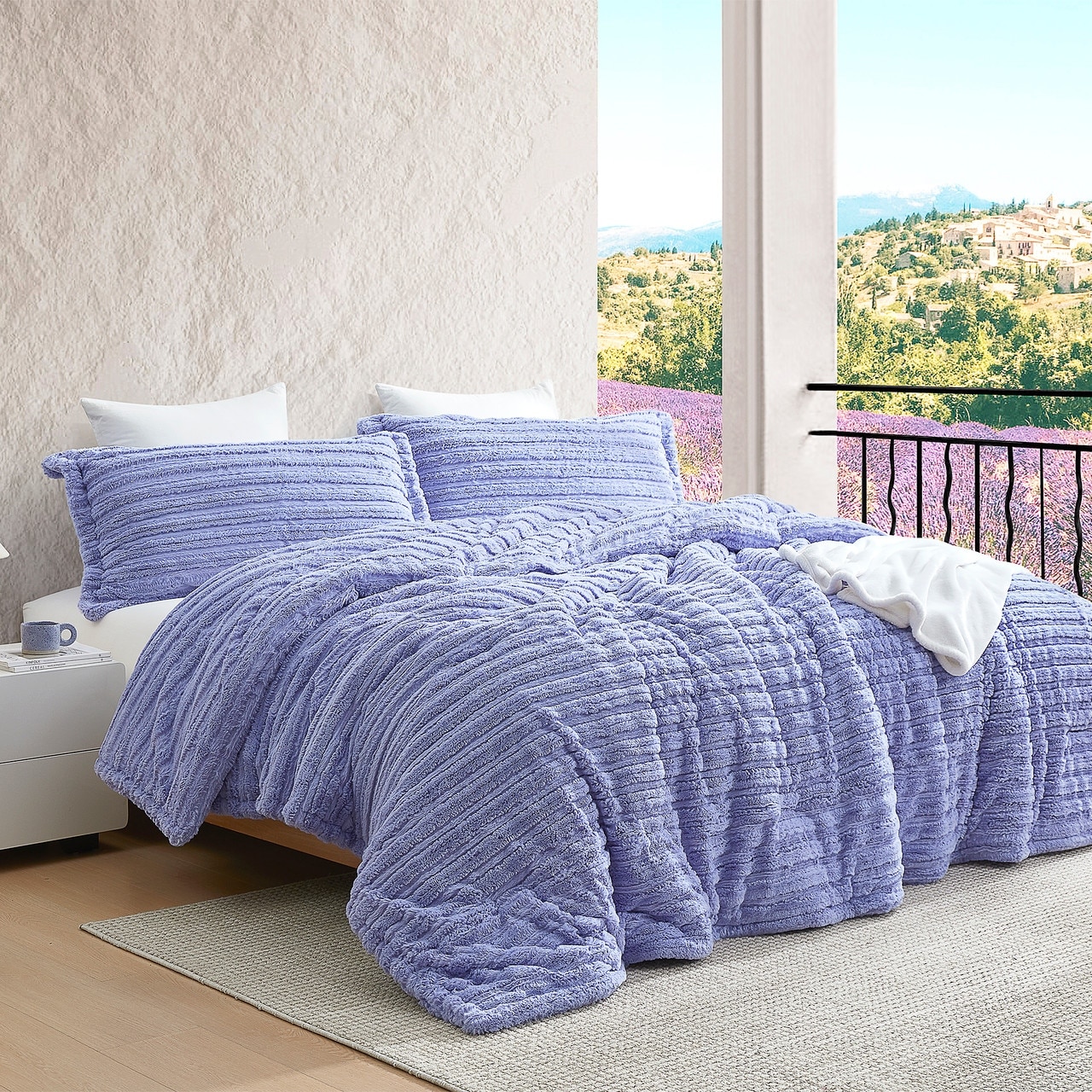 You're Makin Me Plush® - Coma Inducer® Oversized Comforter Set - Provence Purple