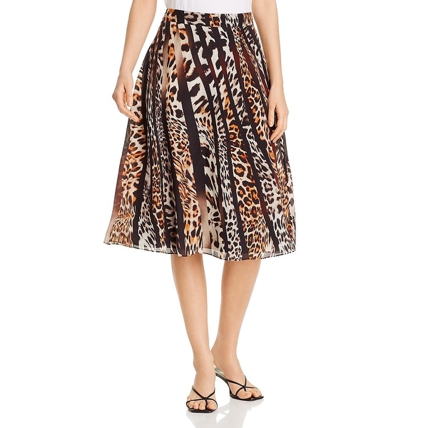 Kobi Halperin Womens Bari Maxi Skirt Animal Print Dressy - Black Multi. Opens flyout.