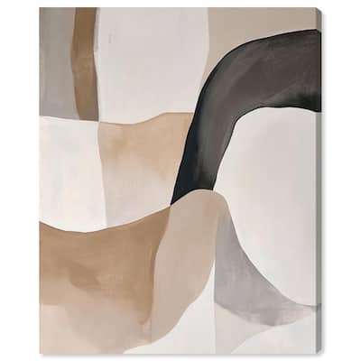 Curvilinear Composition I Canvas by Art Remedy, Gallery Wrapped