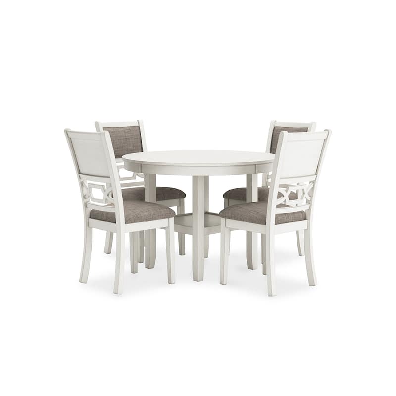 Signature Design by Ashley Erinberg White/Gray Dining Table Set (Set of 5)
