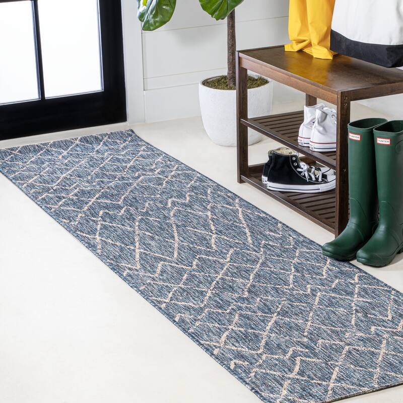 JONATHAN Y Jerash Moroccan Trellis Indoor/Outdoor Area Rug