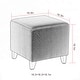 preview thumbnail 33 of 53, Adeco Simple British Style Passionate Cube Ottoman Footstool