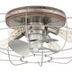 preview thumbnail 21 of 46, Jaxon® 22" Flush Mount Ceiling Fan - Arranmore Lighting & Fans® Brushed Nickel