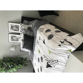 Shop Perry Ellis Asian Lily Duvet Cover Set On Sale Overstock