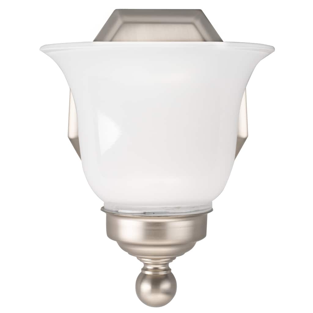 Trevi Vanity Sconce with Double Opal Glass