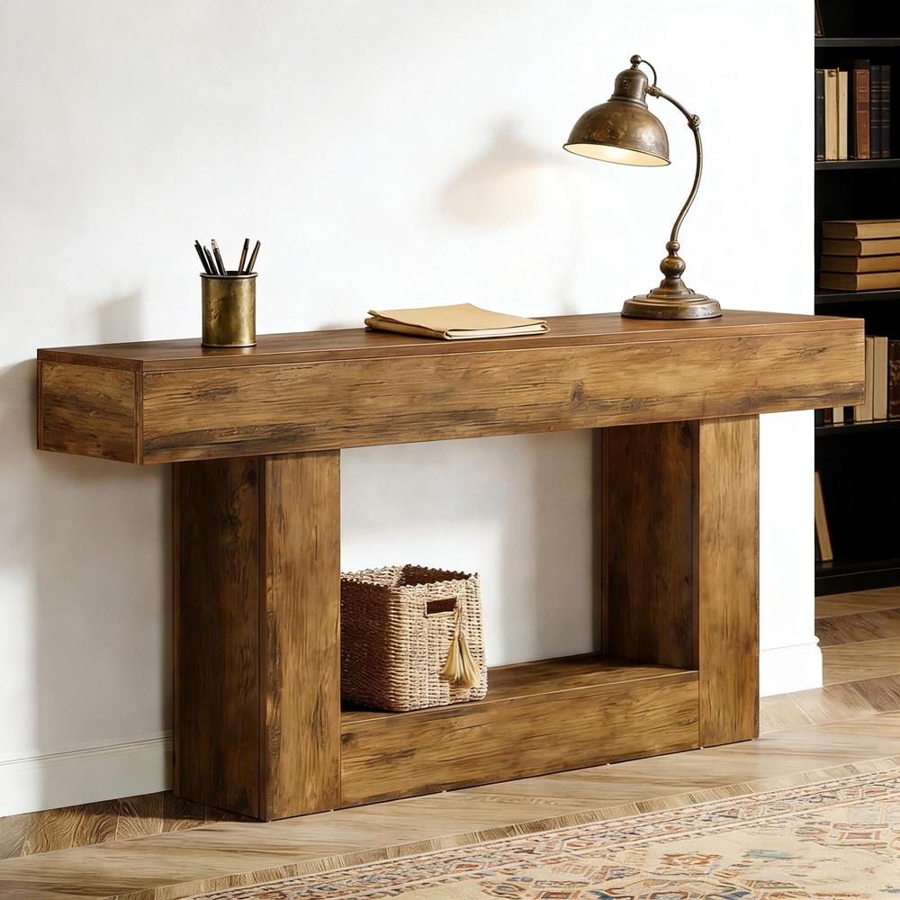 arrow Long Wood Sofa Table