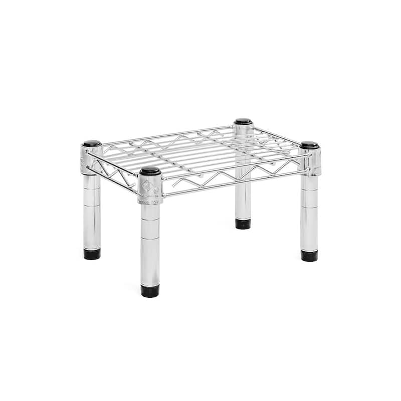 Chrome Wire Shelving with 1 Shelf - 8"d x 6"h - 12
