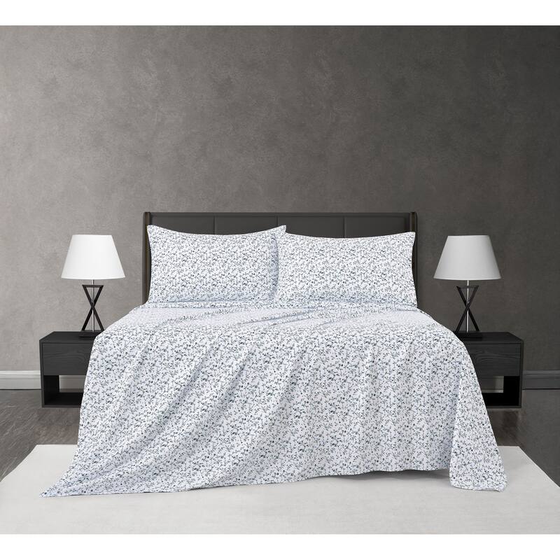 Julia Blue Sheet Set - Twin