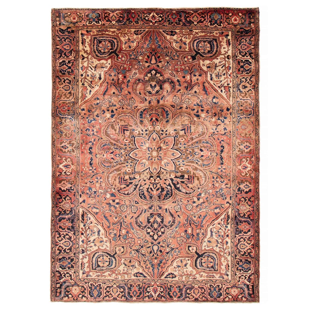 ECARPETGALLERY Hand-knotted Sarabi Copper Wool Rug - 8'2 x 11'8