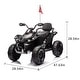 preview thumbnail 25 of 23, 24V Ride-On Car for Kids with Remote Control,USB,MP3,Shock Absorbers,English Storytelling - Electric Vehicle with Bonus Stickers